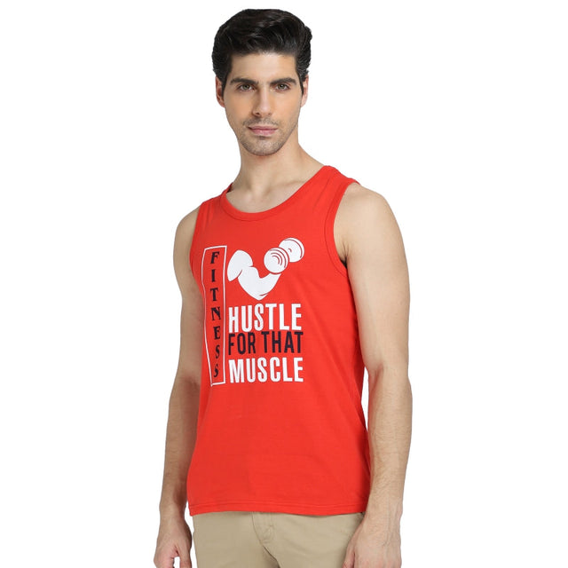 Men T-Shirt Round Neck Sleeveless - Bodycare