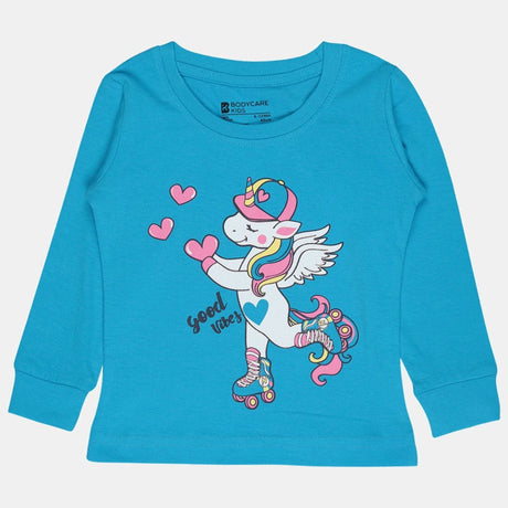 Baby Girls T-Shirt Round Neck Full Sleeves Pack of 1 - Bodycare