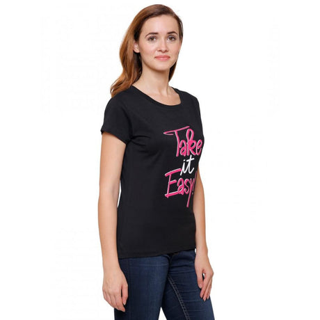 DYCA Women T-shirt Round Neck Half Sleeves