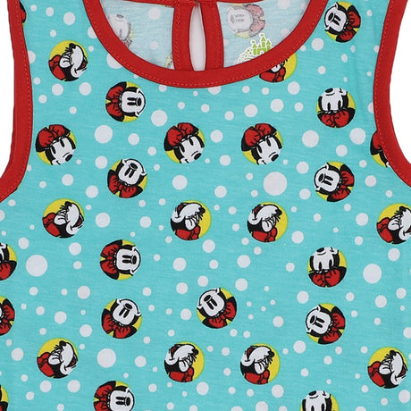 Bodycare Minnie & Friends Girls Cotton Frock Round Neck Half Sleeves