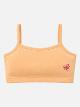 Girls Cotton Sleeveless Crop Top with Inner Elastic for Everyday Innerwear Comfort and Supportive Fit