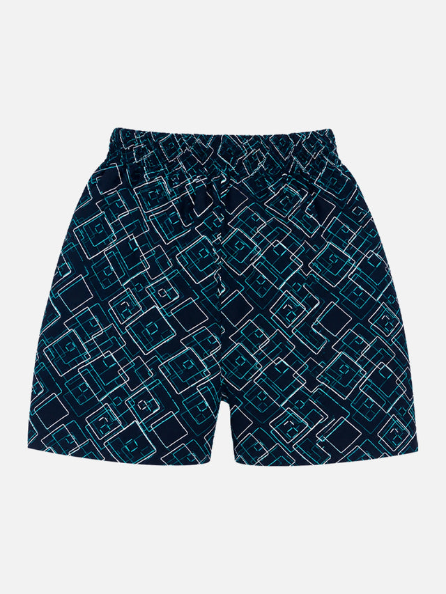 Boys Printed Shorts for Casual Wear, Lounge Comfort, Easy Movement and Regular Wardrobe Use - Pack of 6