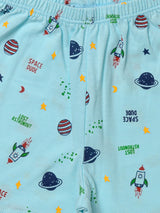 Baby Front Open Half Sleeves Short Suit Single Jersey