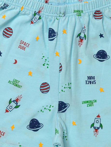 Baby Front Open Half Sleeves Short Suit Single Jersey