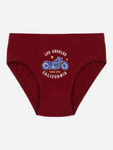 Unisex Kids 100% Cotton Briefs with Breathable Soft Innerwear Comfort for Everyday Essentials - Pack of 6