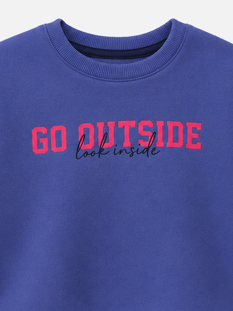 Girls Sweatshirt Round Neck Full Sleeves
