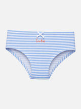 Girls Innerwear Panty Cotton Spandex Full Coverage Brief with Inner Elastic for Everyday Comfort - Pack of 3