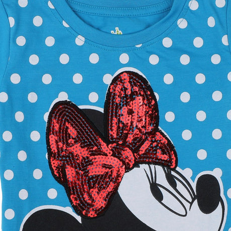 Baby Girls Minnie & Friends T-Shirt Round Neck Half Sleeves - Bodycare