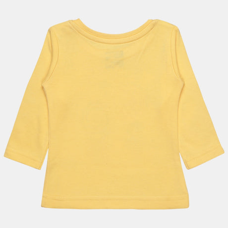 Baby Girls T-Shirt Round Neck Full Sleeves