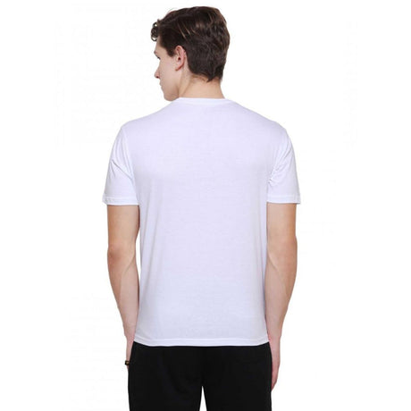 Men 100% Cotton T-Shirt Round Neck Half Sleeves