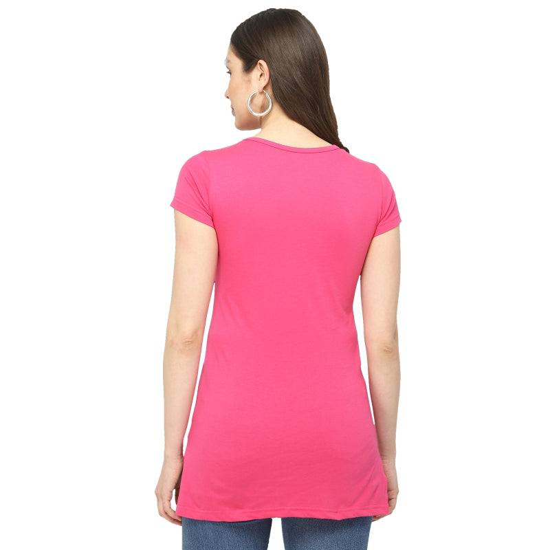 DYCA Women T-shirt Round Neck Half Sleeves