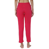 Women 100% Cotton Track Pant with Side Pockets and Solid Sports Jogger Styling for Workout, Gym and Active Wear