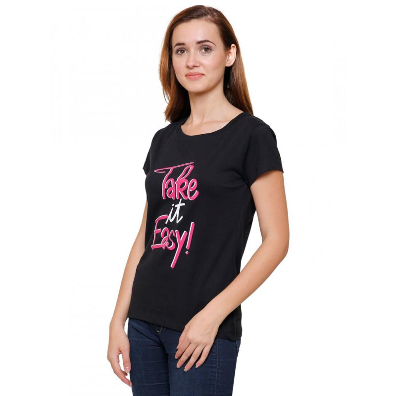 DYCA Women T-shirt Round Neck Half Sleeves