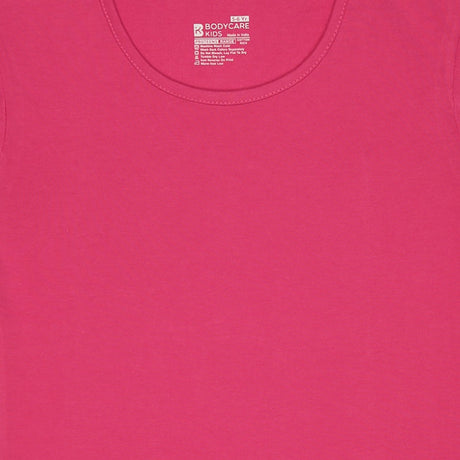 Bodycare Girls Cotton Round Neck Half Sleeves Tshirt Pack Of 2