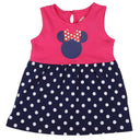 Bodycare Minnie & Friends Girls Cotton Frock Round Neck Sleeveless
