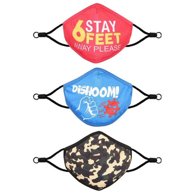 Unisex Face Mask Pack of 3 - Bodycare