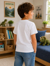 Boys Cotton T-Shirt Round Neck Half Sleeves Pack of 1