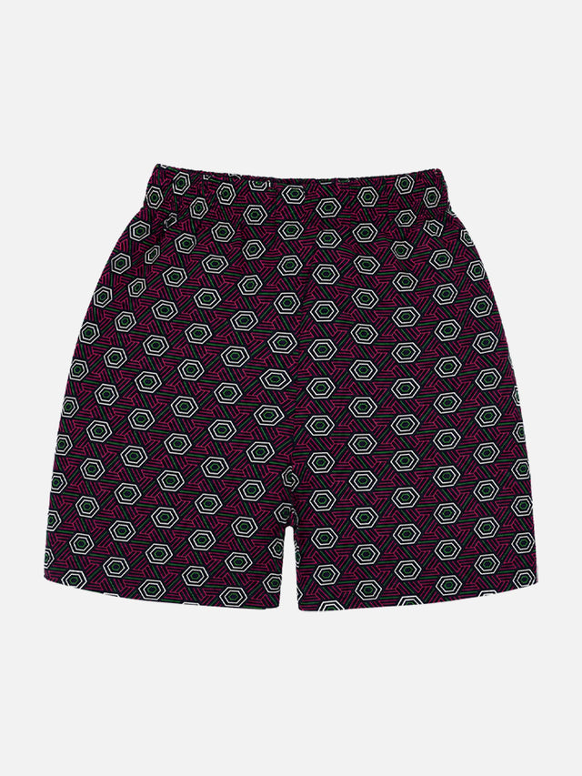 Boys Printed Shorts for Casual Wear, Lounge Comfort, Easy Movement and Regular Wardrobe Use - Pack of 6