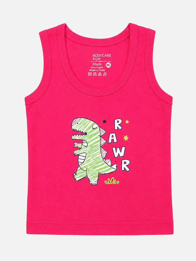 Baby Boys 100% Cotton Sleeveless Round Neck Vest for Everyday Innerwear Comfort and Regular Use - Pack of 6