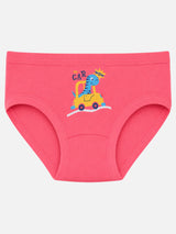 Baby Girls Printed Panty with Inner Elastic Waistband for Comfortable Innerwear Essentials and Regular Use - Pack of 6