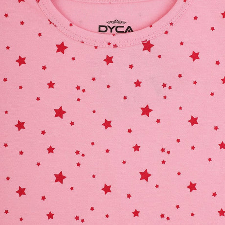 DYCA Girls Round Neck Half Sleeves T-Shirt