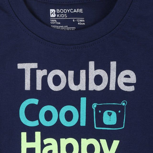 Baby Boys T-Shirt Round Neck Half Sleeves - Bodycare