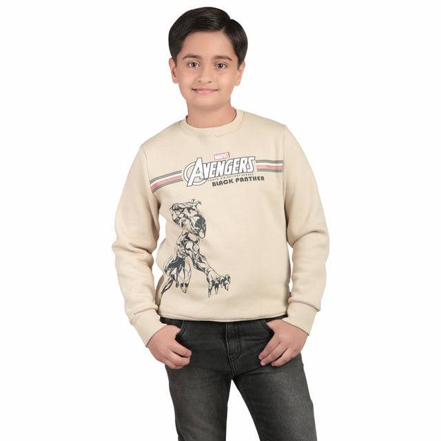 Boys Avengers Sweatshirt Round Neck Full Sleeves - Bodycare