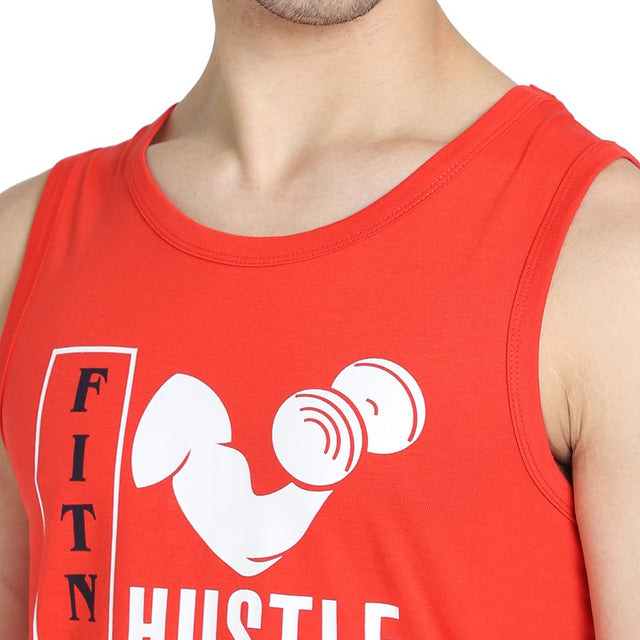 Men T-Shirt Round Neck Sleeveless - Bodycare