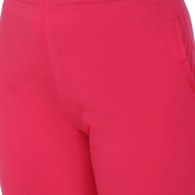 Women 100% Cotton Track Pant with Side Pockets and Solid Sports Jogger Styling for Workout, Gym and Active Wear