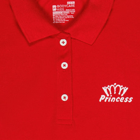 Bodycare Girls Polo Neck Half Sleeves Tshirt