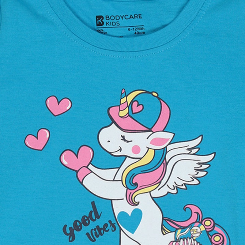 Baby Girls T-Shirt Round Neck Full Sleeves Pack of 1 - Bodycare