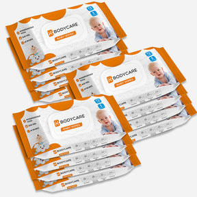 Unisex Wet Wipes Pack of 12 - Bodycare