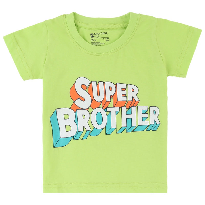Baby Boys T-Shirt Round Neck Half Sleeves - Bodycare