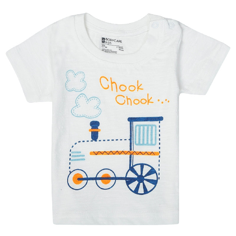 Bodycare Boys Cotton Round Neck Half Sleeves T-Shirt