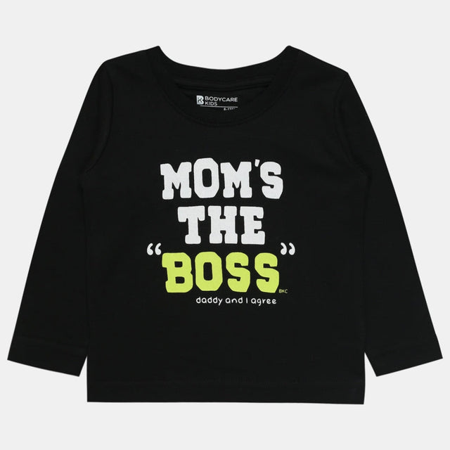 Baby Boys T-Shirt Round Neck Full Sleeves - Bodycare