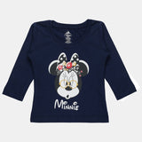 Baby Girls Minnie & Friends T-Shirt Round Neck Full Sleeves - Bodycare