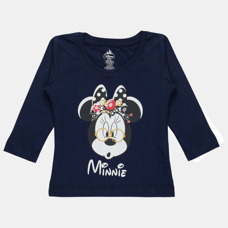 Baby Girls Minnie & Friends T-Shirt Round Neck Full Sleeves