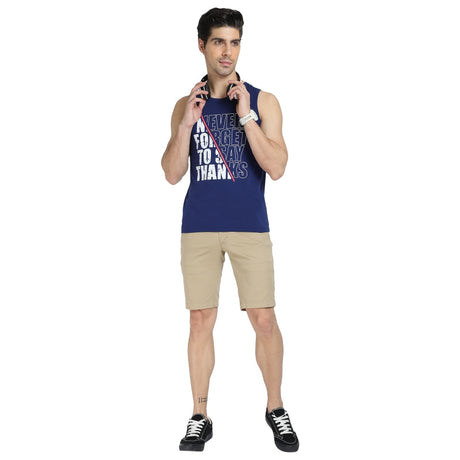 DYCA Men T-shirt Round Neck Sleeveless