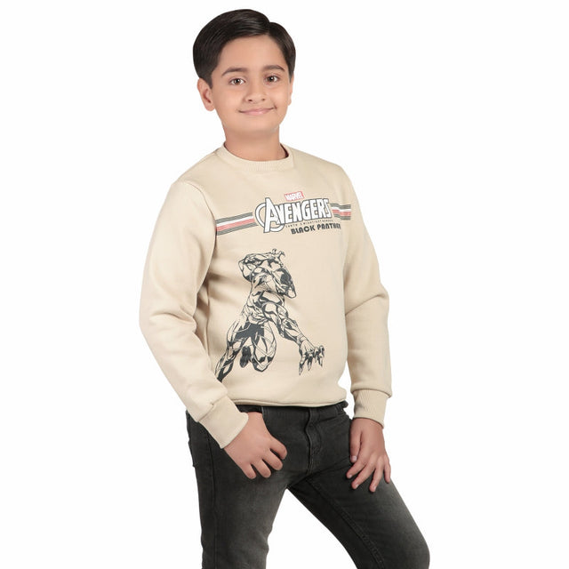 Boys Avengers Sweatshirt Round Neck Full Sleeves - Bodycare