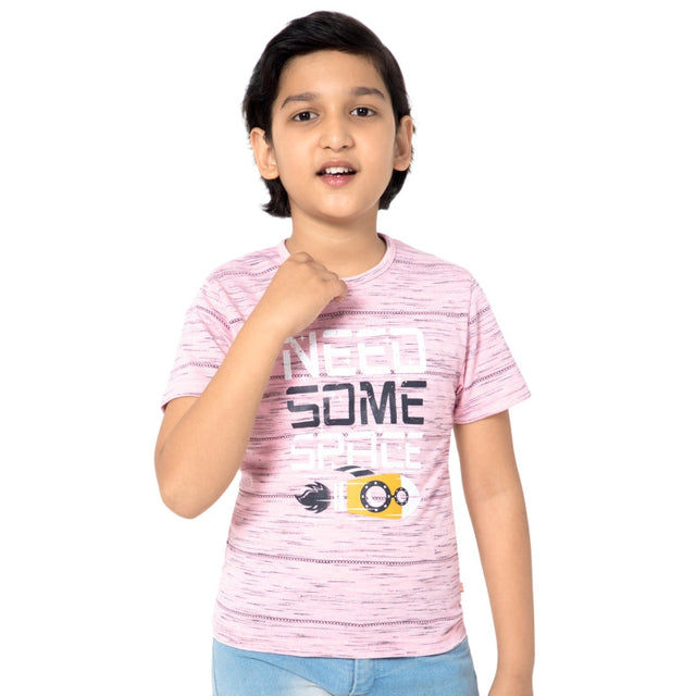 Boys 100% Cotton T-Shirt Round Neck Half Sleeves Pack of 1 - Bodycare