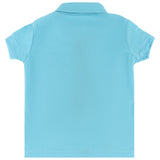 DYCA Girls Tshirt Collar Half Sleeves Solid