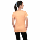 Girls Cotton T-Shirt Round Neck Half Sleeves Pack of 1 - Bodycare