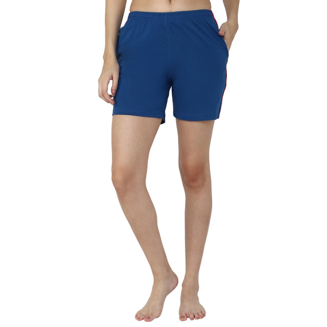 Women 100% Cotton Shorts Side Pockets - Bodycare