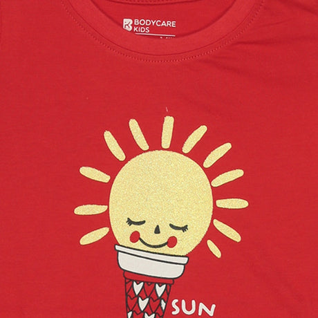 Baby Girls T-Shirt Round Neck Half Sleeves Pack of 2