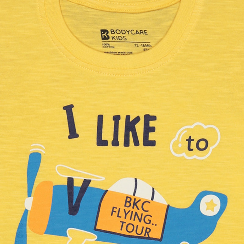 Baby Boys 100% Cotton T-Shirt - Bodycare