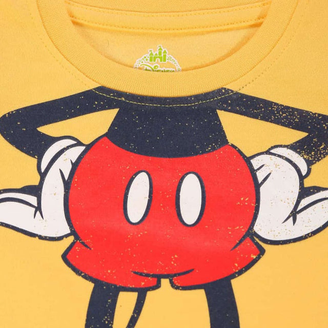 Baby Boys Mickey & Friends T-Shirt Round Neck Full Sleeves - Bodycare