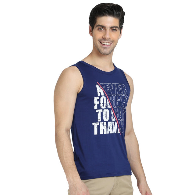 Men T-Shirt Round Neck Sleeveless - Bodycare