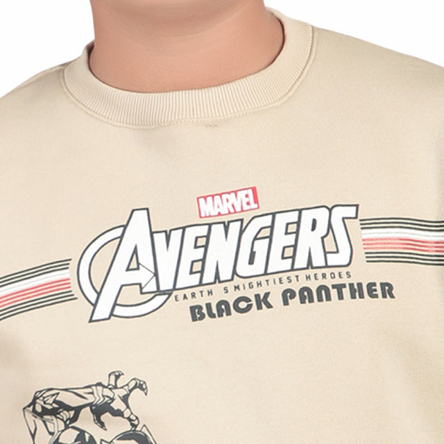 Boys Avengers Sweatshirt Round Neck Full Sleeves - Bodycare