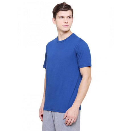 Men 100% Cotton T-Shirt Round Neck Half Sleeves
