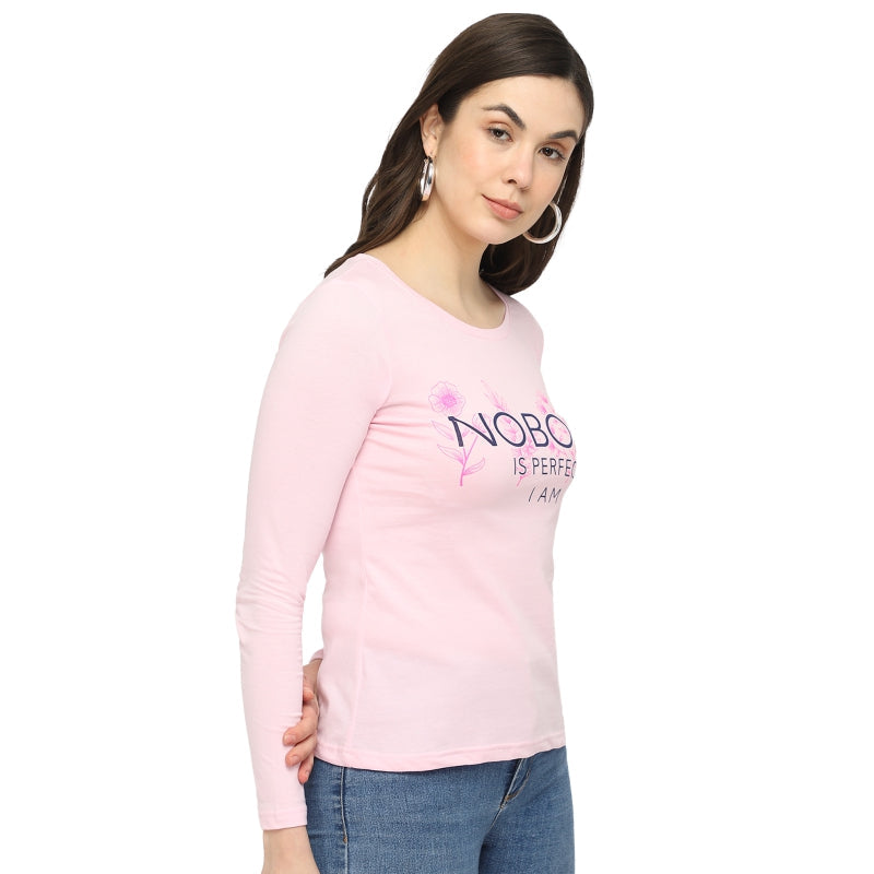 DYCA Women T-shirt Round Neck Full Sleeves